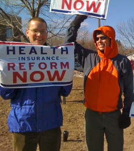 Mqt. UUs lobbying for health care reform. 